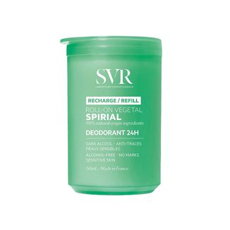 SVR Spirial Vegetal Roll-on, naturalny dezodorant w kulce, refill, 50 ml SVR Spirial Vegetal Roll-on, naturalny dezodorant w kulce, refill, 50 ml - zdjęcie produktu