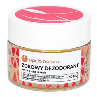 Opcja Natura Zdrowy dezodorant, pinia & grejpfrut, 50 ml - zdjęcie produktu