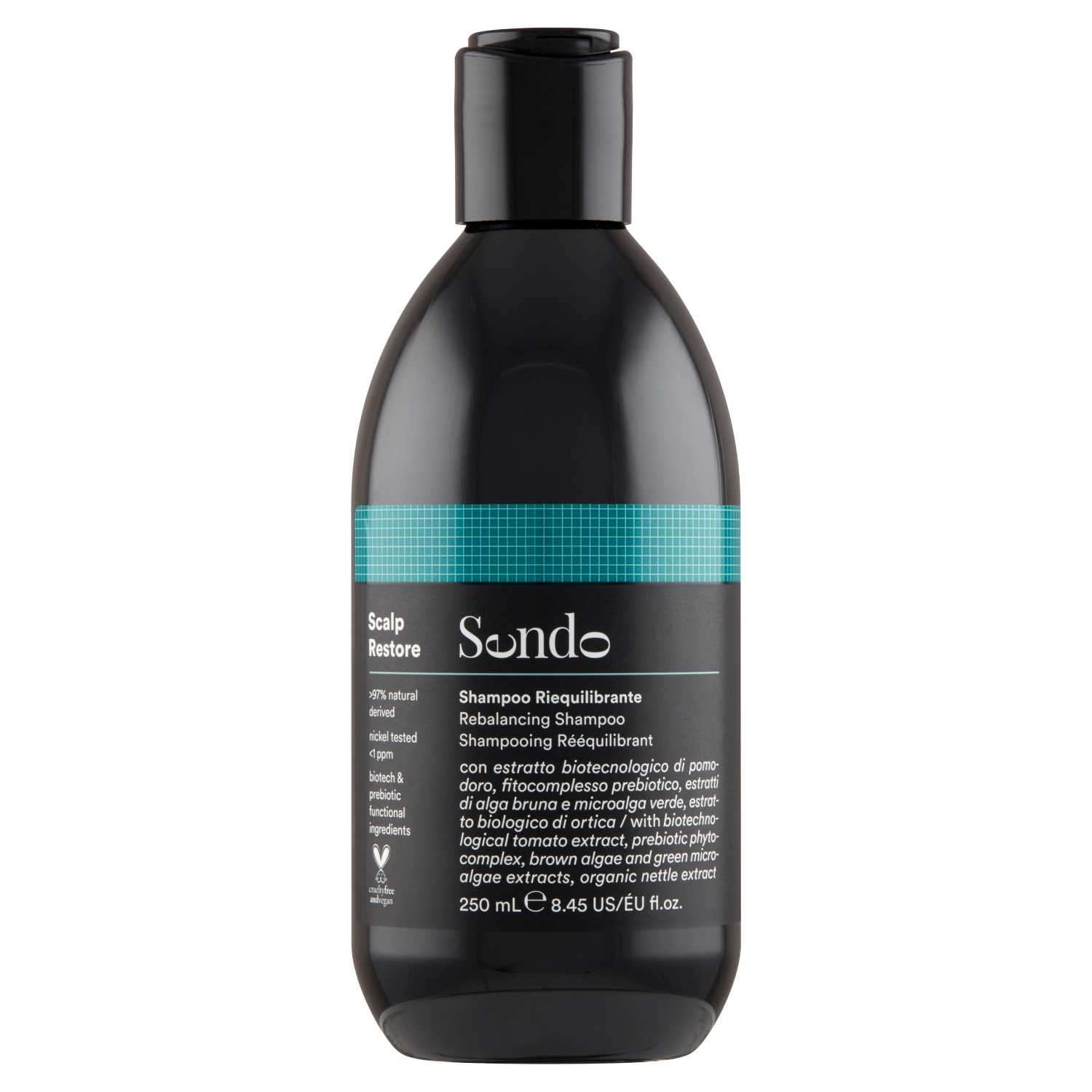 Sendo Sendo Scalp restore, normalizujący szampon regulujący wydzielanie sebum, 250 ml