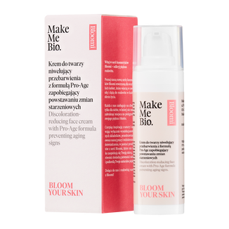 Make Me Bio Bloomi Bloom Your Skin, krem niwelujący przebarwienia z formułą Pro-Age, 30 ml - zdjęcie produktu