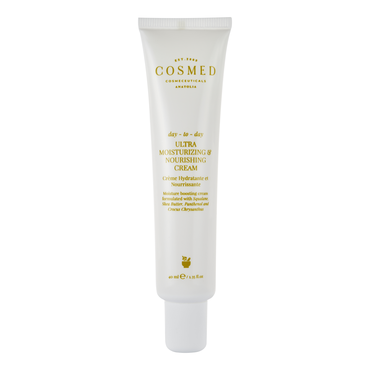 Cosmed Cosmeceuticals Cosmed Day to Day, Creme ultra feuchtigkeitsspendend und pflegend, 40 ml — Inhaltsstoffe und Bewertung