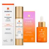 Zestaw Sesderma C-Vit 5, liposomowe serum do twarzy, 30 ml + rewitalizujący krem-żel do twarzy, 50 ml za 1 grosz - miniaturka zdjęcia produktu