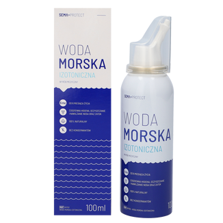 SEMA Protect, woda morska izotoniczna, spray do nosa, 100 ml USZKODZONE OPAKOWANIE - zdjęcie produktu