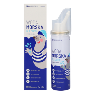 SEMA Protect, woda morska dla dzieci, spray do nosa, 50 ml - zdjęcie produktu
