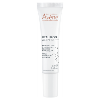 Avene Hyaluron Activ B3, krem pod oczy o potrójnym działaniu korygującym, 15 ml - zdjęcie produktu