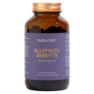 Natu.Care Sleep With Benefits, żelki, smak ananasowy, 60 sztuk KRÓTKA DATA - zdjęcie produktu