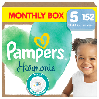 Pampers Harmonie 5 (11-16 kg), pieluchy, 152 sztuki - zdjęcie produktu