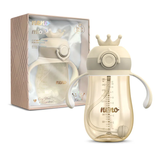 Neno Mio 2, bidon ze słomką, Cream, od 12 miesiąca, 280 ml - miniaturka zdjęcia produktu