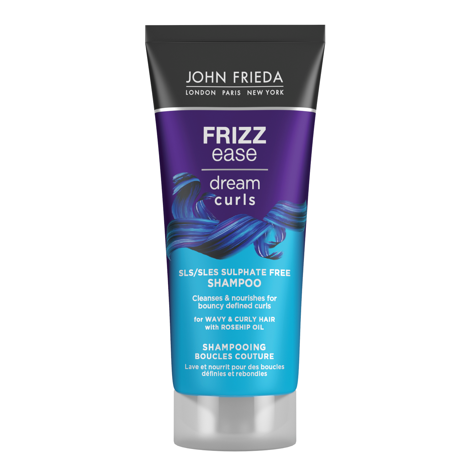 Nieznana John Frieda Frizz Ease Dream Curls Shampoo, szampon zapobiegający puszeniu się do włosów kręconych i falowanych, 75 ml