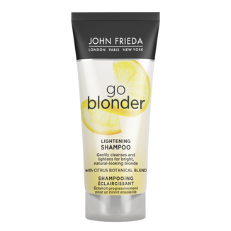 John Frieda Go Blonder Shampoo, szampon rozjaśniający do włosów farbowanych, 75 ml - zdjęcie produktu