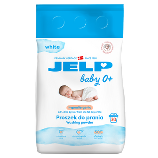 Jelp 0+, hipoalergiczny proszek do prania, biel, 2,25 kg - zdjęcie produktu