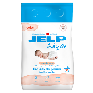 Jelp 0+, hipoalergiczny proszek do prania, kolor, 2,25 kg - zdjęcie produktu