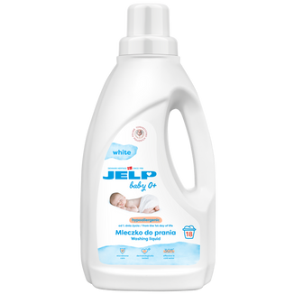 Jelp Baby 0+, hipoalergiczne mleczko do prania, biel, 1,5 l - zdjęcie produktu