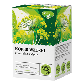 Herbapol Koper włoski, herbata ziołowa, 30 saszetek USZKODZONE OPAKOWANIE - zdjęcie produktu