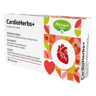 CardioHerbs+, 30 kapsułek USZKODZONE OPAKOWANIE - zdjęcie produktu