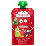 Fruchtbar Mus owocowy z ziarnami Bio, truskawka, gruszka, winogrono, banan, owies, po 6 miesiącu, 100 g - miniaturka zdjęcia produktu