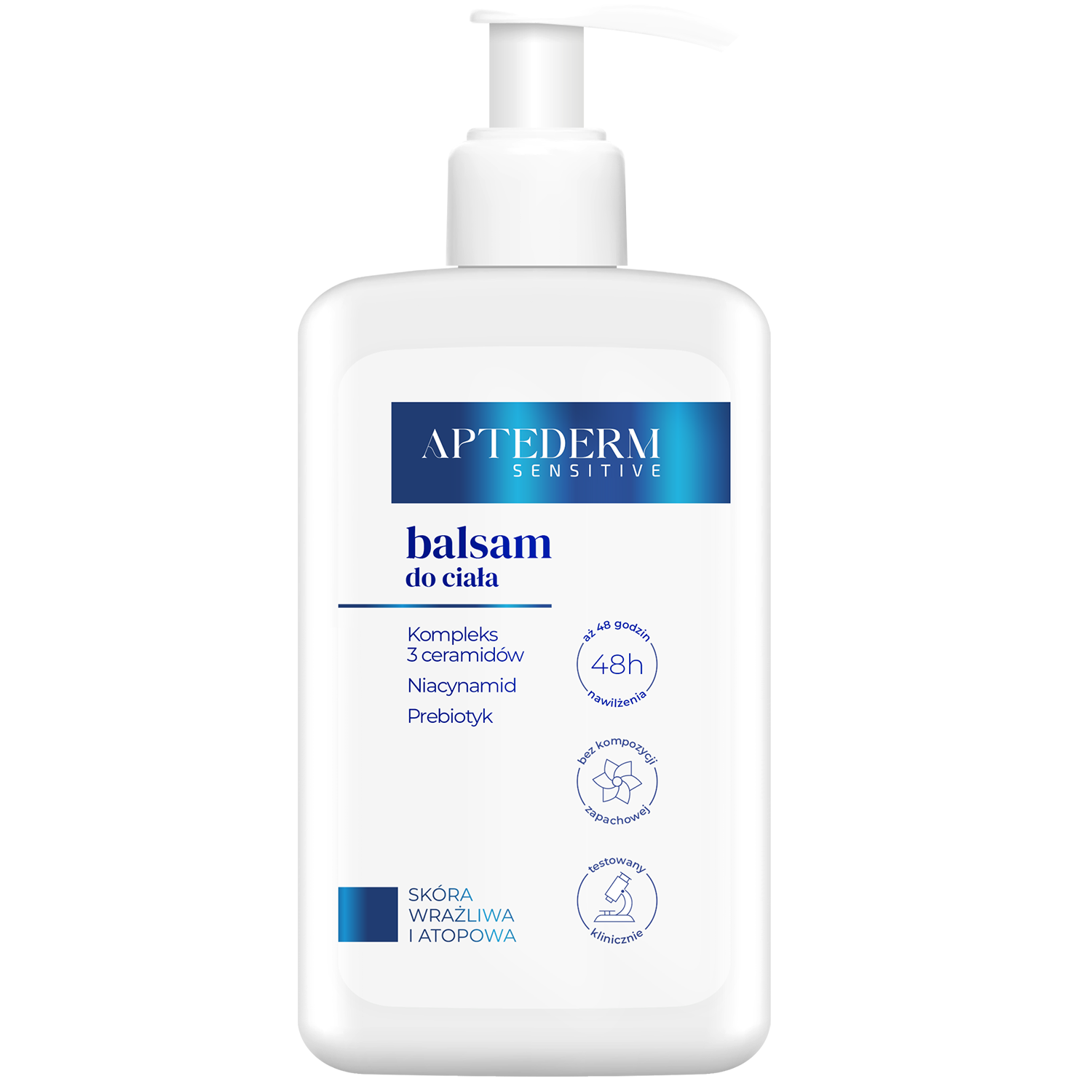 Aptederm Sensitive, Körperlotion, empfindliche Haut und atopisch, 400 ml