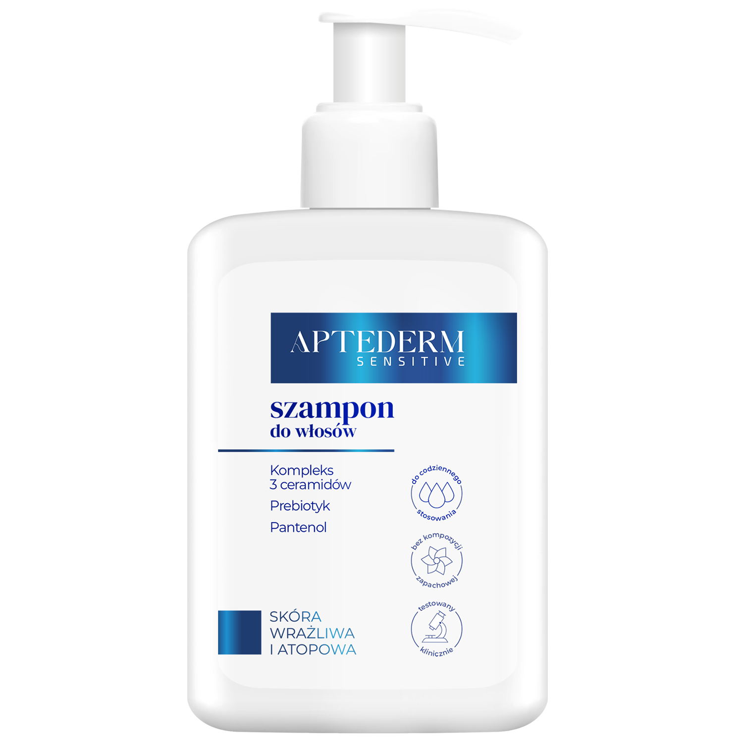 Aptederm Aptederm Sensitive, Shampoo, empfindliche Haut und atopisch, 250 ml — Inhaltsstoffe und Bewertung
