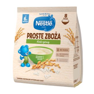 Nestle Proste Zboża Kleik ryżowy, bezmleczny, po 6 miesiącu, 144 g - zdjęcie produktu