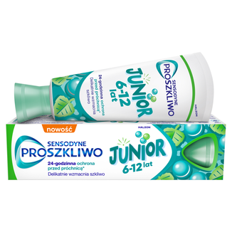 Sensodyne Proszkliwo Junior, pasta do zębów dla dzieci, 6-12 lat, 75 ml USZKODZONE OPAKOWANIE - zdjęcie produktu