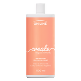 On Line Create, żel pod prysznic, bursztyn i mleczko migdałowe, 500 ml - miniaturka zdjęcia produktu
