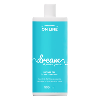 On Line Dream, żel pod prysznic, jaśmin i gardenia, 500 ml - zdjęcie produktu