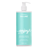 On Line Enjoy, mydło w płynie do rąk i ciała 2w1, biała herbata i lotos, 390 ml - miniaturka zdjęcia produktu