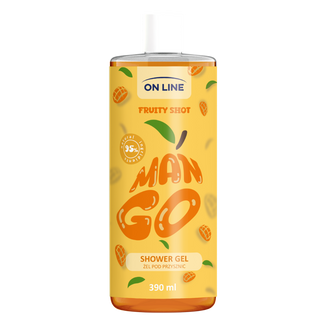 On Line Fruity Shot Mango, żel pod prysznic, 390 ml - zdjęcie produktu