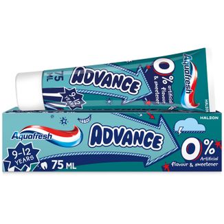 Aquafresh Advance, pasta do zębów dla dzieci, 9-12 lat, 75 ml - zdjęcie produktu