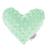Bocioland, termofor serce, minky, miętowy, 1 sztuka - miniaturka zdjęcia produktu