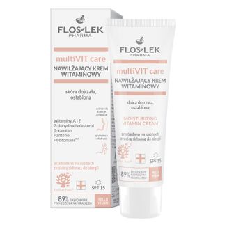 Floslek Pharma MultiVIT Care, nawilżający krem witaminowy, 50 ml - zdjęcie produktu