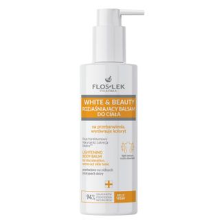 Floslek Pharma White&Beauty, rozjaśniający balsam do ciała, 175 ml - zdjęcie produktu