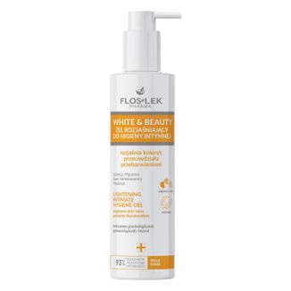 Floslek Pharma White&Beauty, żel rozjaśniający do higieny intymnej, 225 ml - zdjęcie produktu