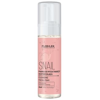 Floslek Laboratorium Snail, pianka do mycia twarzy, oczyszczająca, 160 ml - zdjęcie produktu