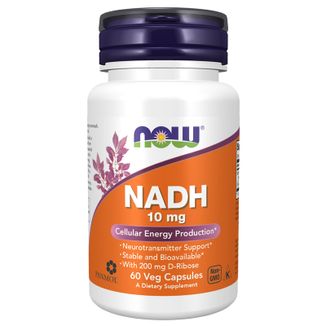 Now Foods NADH 10 mg, 60 kapsułek - zdjęcie produktu