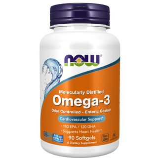 Now Foods Omega-3 1000 mg, 90 kapsułek - zdjęcie produktu