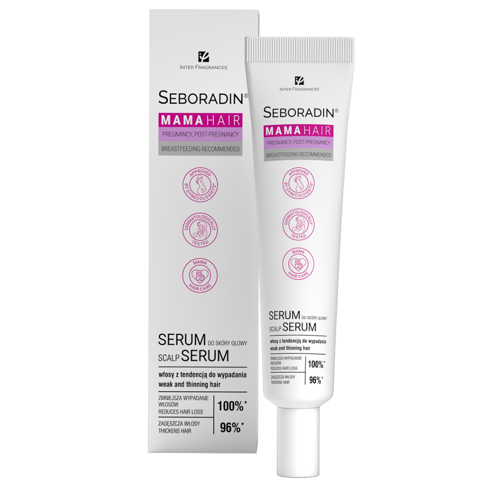 Seboradin Seboradin Mama Hair, serum für die Kopfhaut, Haar mit Neigung zu Haarausfall, 100 ml — Inhaltsstoffe und Bewertung