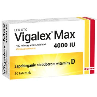 Vigalex Max, 30 tabletek KRÓTKA DATA - zdjęcie produktu