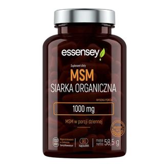 Essensey MSM Siarka organiczna, 90 kapsułek - zdjęcie produktu