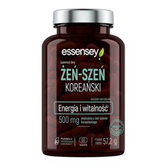 Essensey Żeń-szeń koreański, 90 kapsułek KRÓTKA DATA - zdjęcie produktu