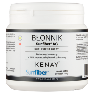 Kenay Błonnik Sunfiber AG, 140 g - zdjęcie produktu