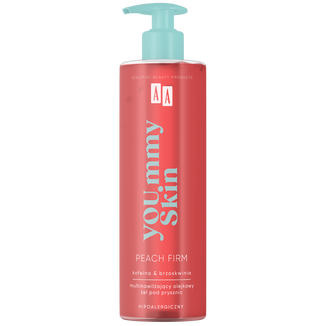 AA You.mmy Skin Peach Firm, multinawilżający olejkowy żel pod prysznic, 400 ml USZKODZONE OPAKOWANIE - zdjęcie produktu