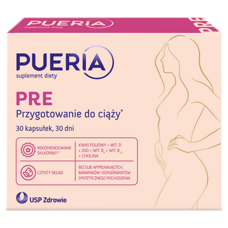 Pueria Pre, 30 kapsułek USZKODZONE OPAKOWANIE - zdjęcie produktu