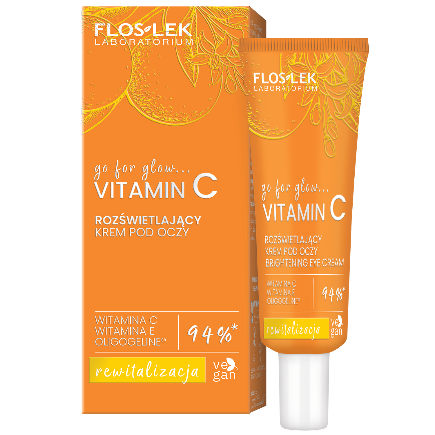 Flos-Lek Floslek Laboratorium Vitamin C, aufhellend Augencreme, 30 ml — Inhaltsstoffe und Bewertung