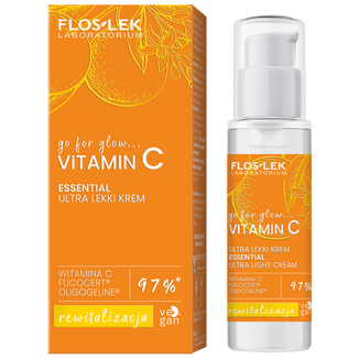 Floslek Laboratorium Vitamin C Essential, ultra lekki krem, 30 ml KRÓTKA DATA - zdjęcie produktu