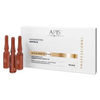 Apis Depiq Pro System, depigmentująca ampułka, 3 ml x 10 ampułek - zdjęcie produktu