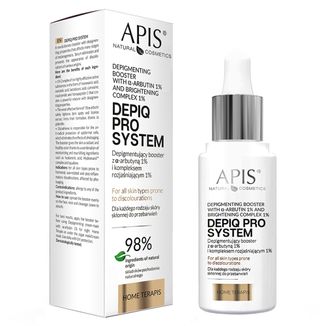 Apis Depiq Pro System, depigmentujący booster, 30 ml - zdjęcie produktu