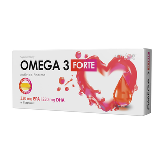Activlab Pharma Omega Forte, 60 kapsułek miękkich USZKODZONE OPAKOWANIE Activlab Pharma Omega Forte, 60 kapsułek miękkich USZKODZONE OPAKOWANIE - zdjęcie produktu