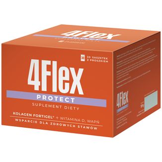 4Flex Protect, smak pomarańczowy, 30 saszetek - zdjęcie produktu