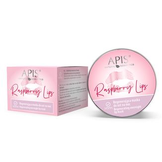 Apis Raspberry Lips, regenerująca maska do ust na noc, 10 ml - zdjęcie produktu